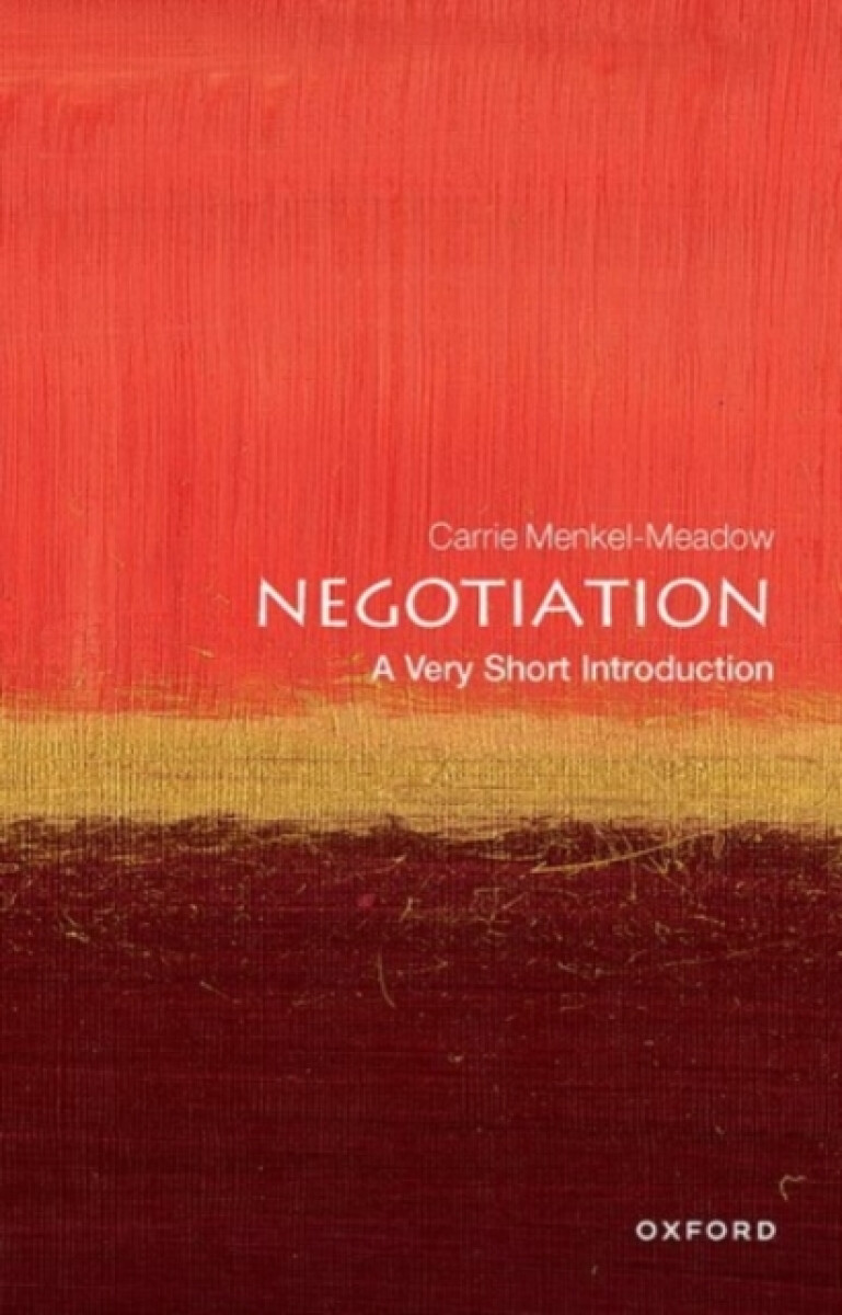 Kniha Negotiation: A Very Short Introduction