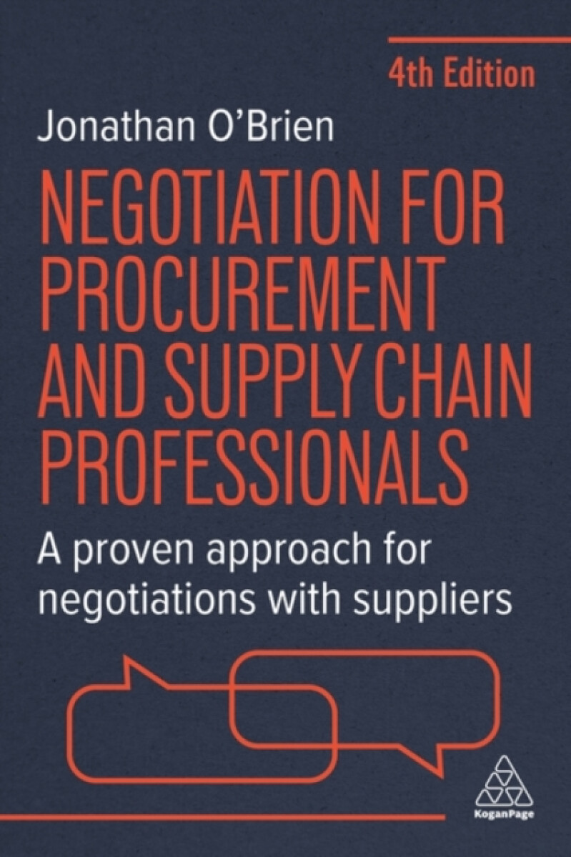 Kniha Negotiation for Procurement and Supply Chain Professionals