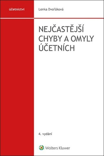 Kniha Nejčastější chyby a omyly účetních, 4. vydání