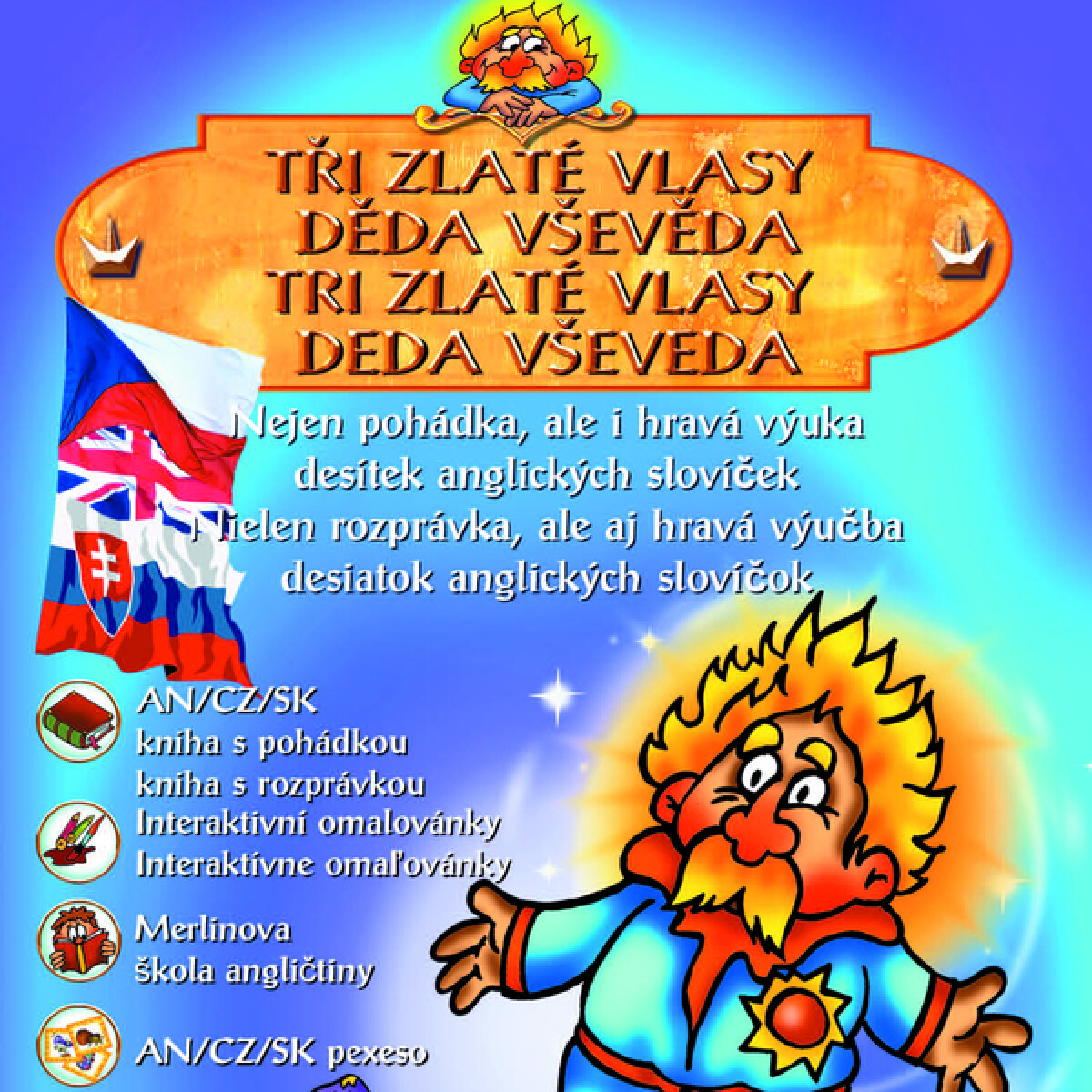 Nejkrásnější pohádky - Tři zlaté vlasy Děda Vševěda - kolektiv autorů