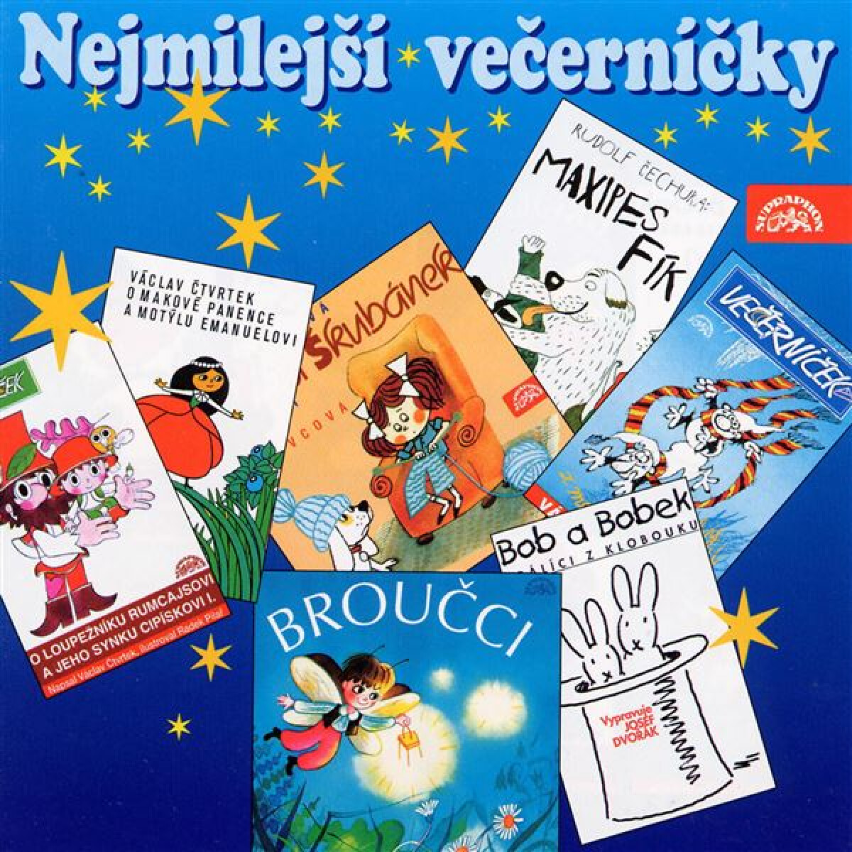 Levně Nejmilejší večerníčky - Jan Karafiát - audiokniha