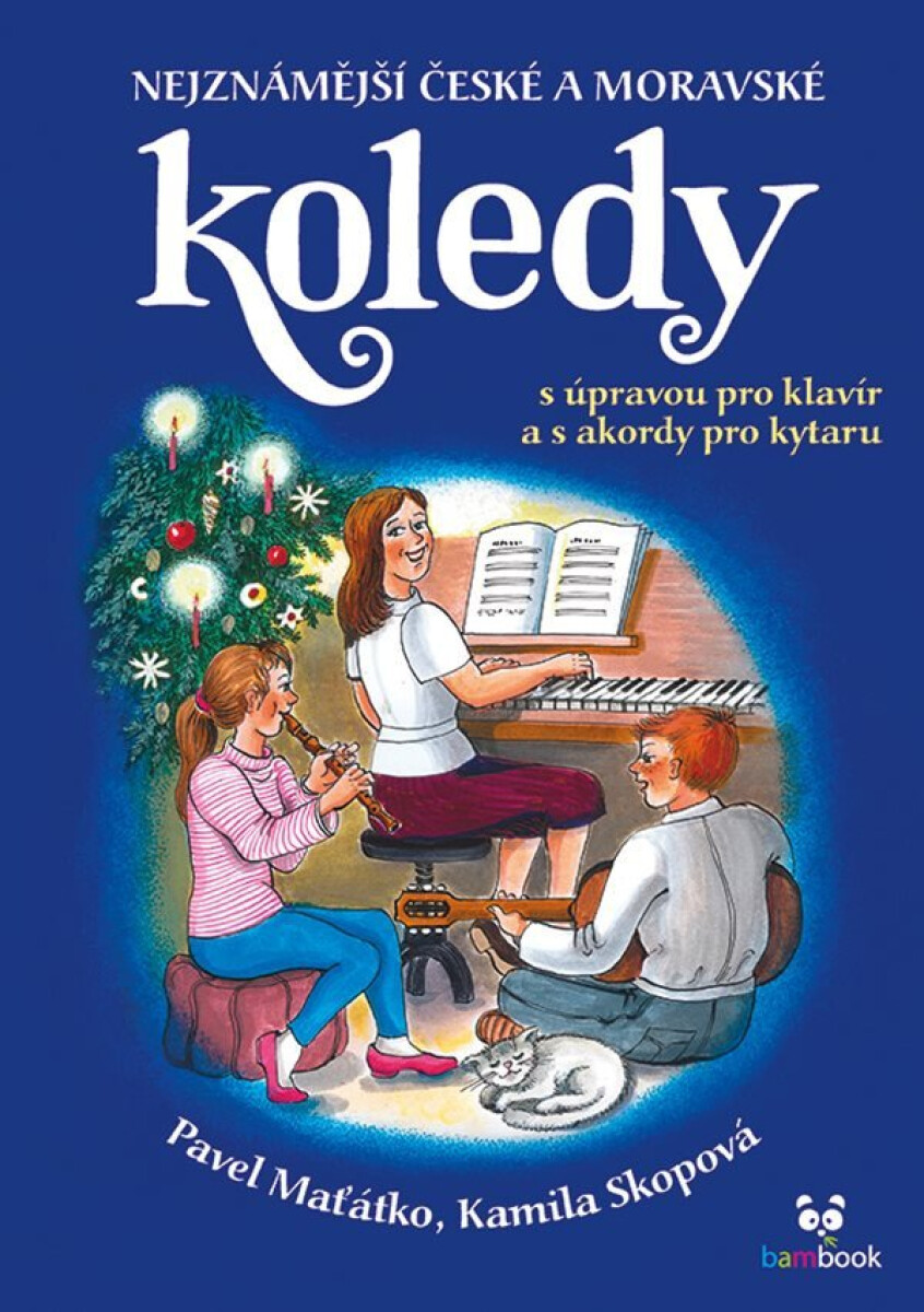 Kniha Nejznámější české a moravské koledy. s úpravou pro klavír a s akordy pro kytaru