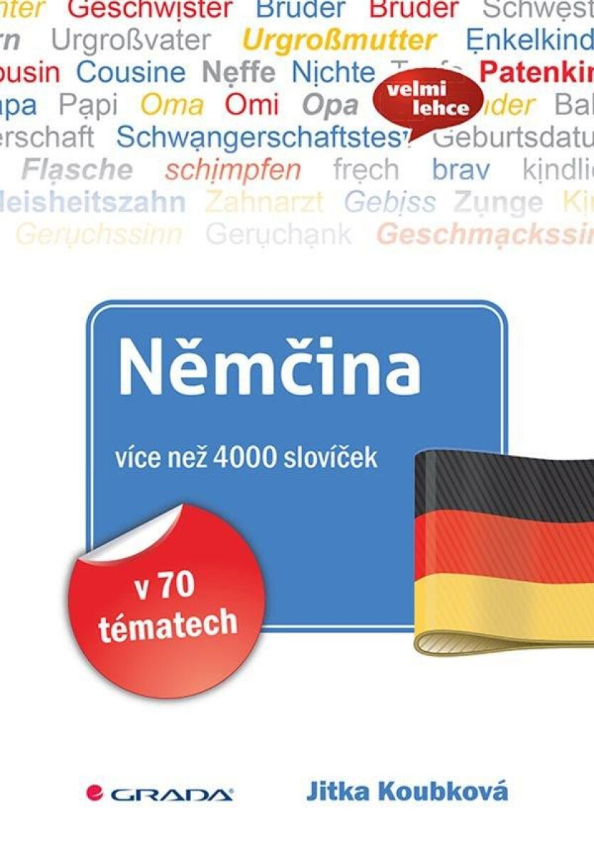 Kniha Němčina více než 4000 slovíček