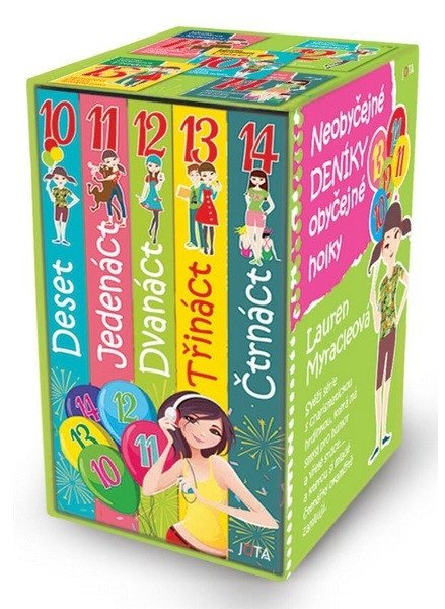 Kniha Neobyčejné deníky obyčejné holky BOX 1-5