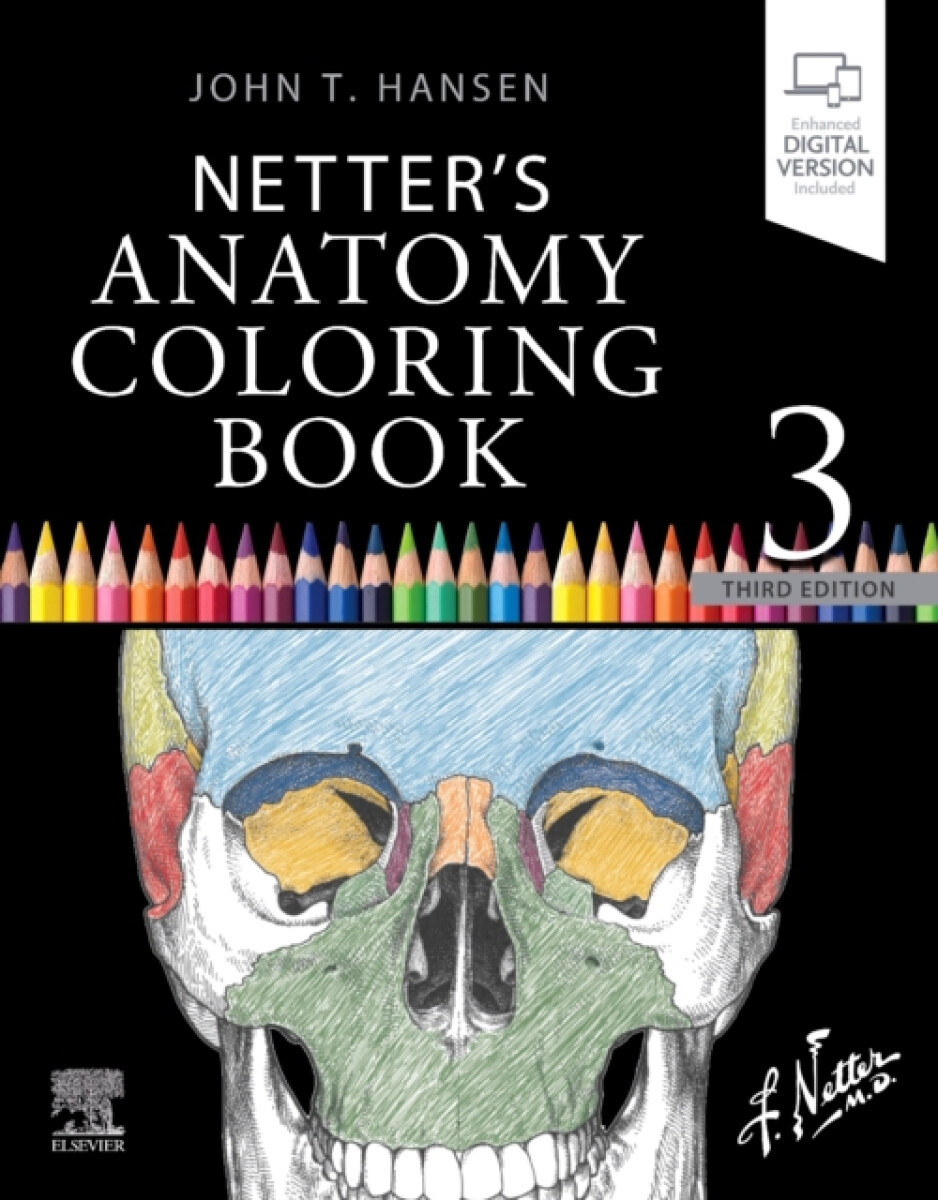 Kniha Netter's Anatomy Coloring Book