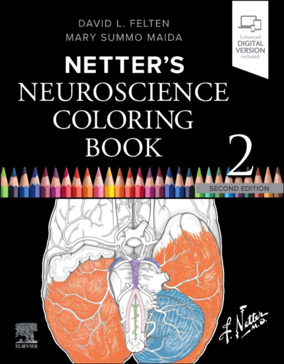 Kniha Netter's Neuroscience Coloring Book