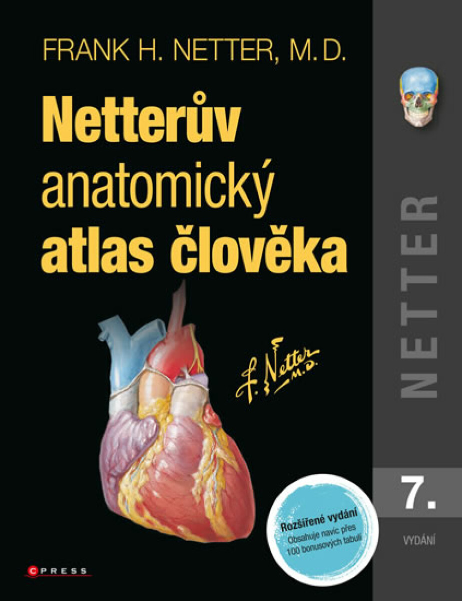 Netterův anatomický atlas člověka - Frank H. Netter | Knihy Dobrovský