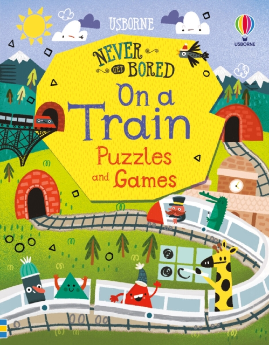 Kniha Never Get Bored on a Train Puzzles a Games