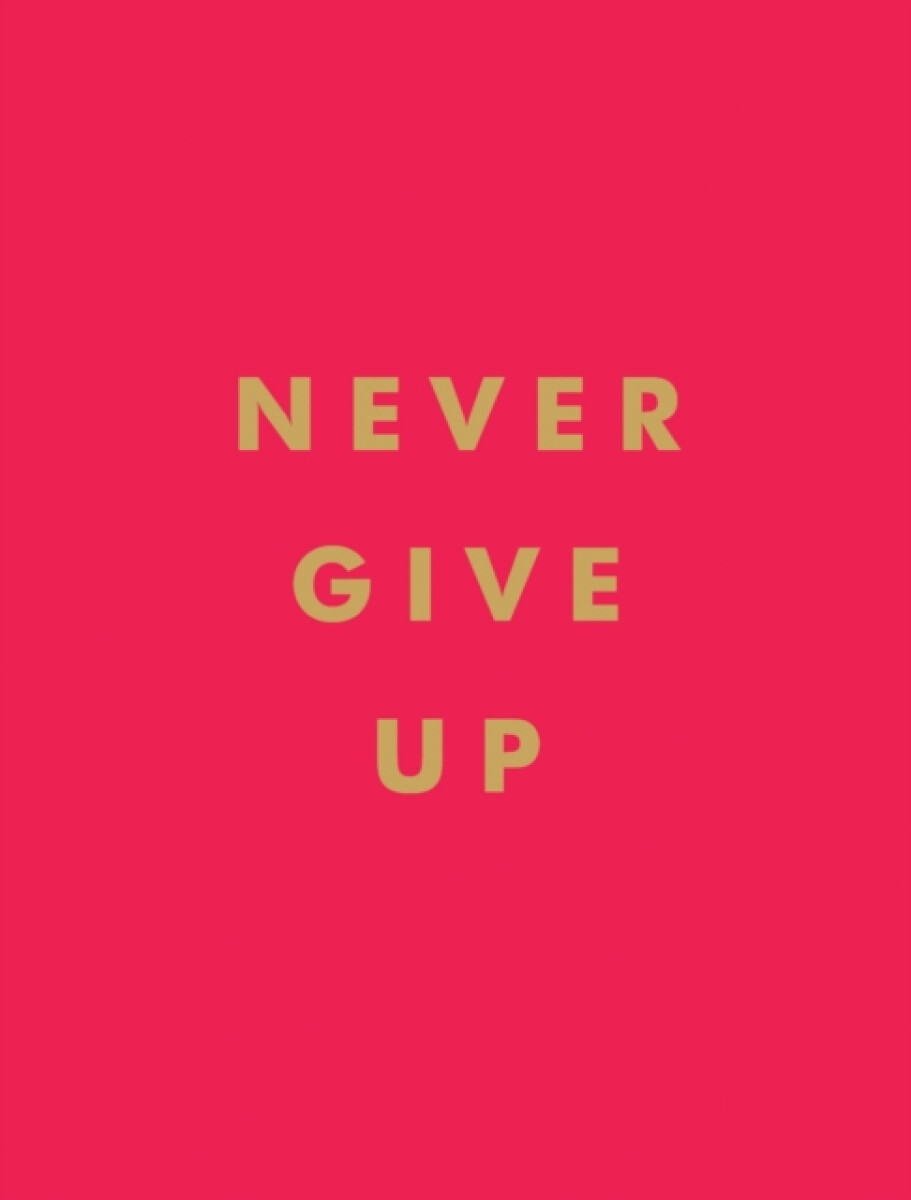 Kniha Never Give Up