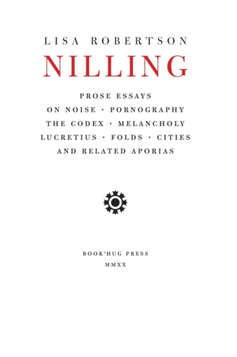 Kniha Nilling
