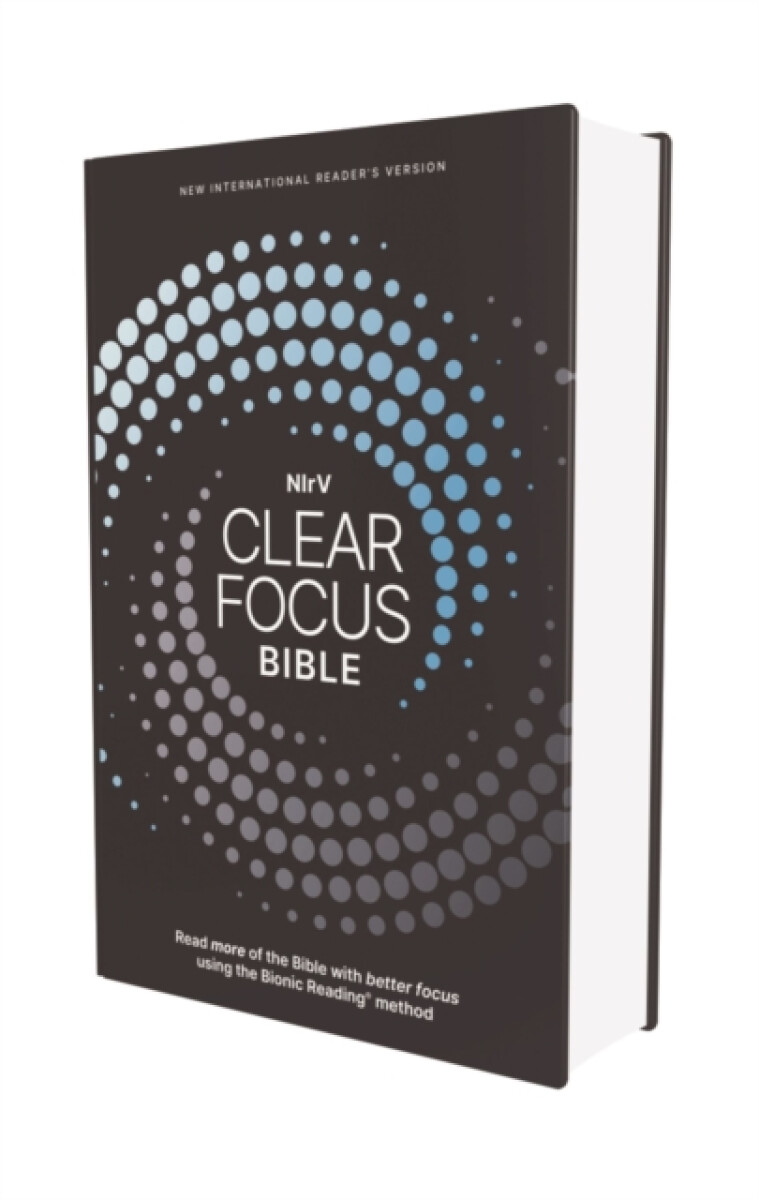 Kniha NIrV, Clear Focus Bible, Hardcover, Charcoal/Blue