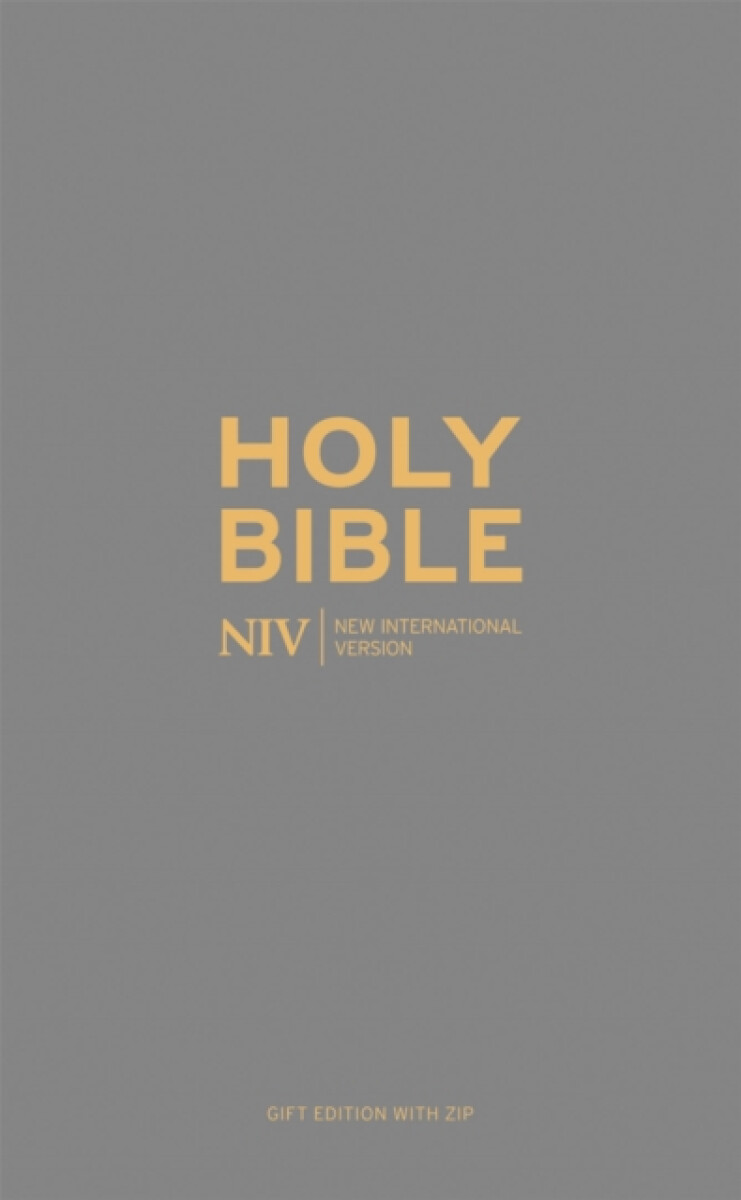 Kniha NIV Pocket Charcoal Soft-tone Bible with Zip