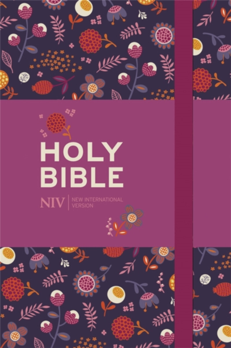 NIV Pocket Floral Notebook Bible - New International Version
