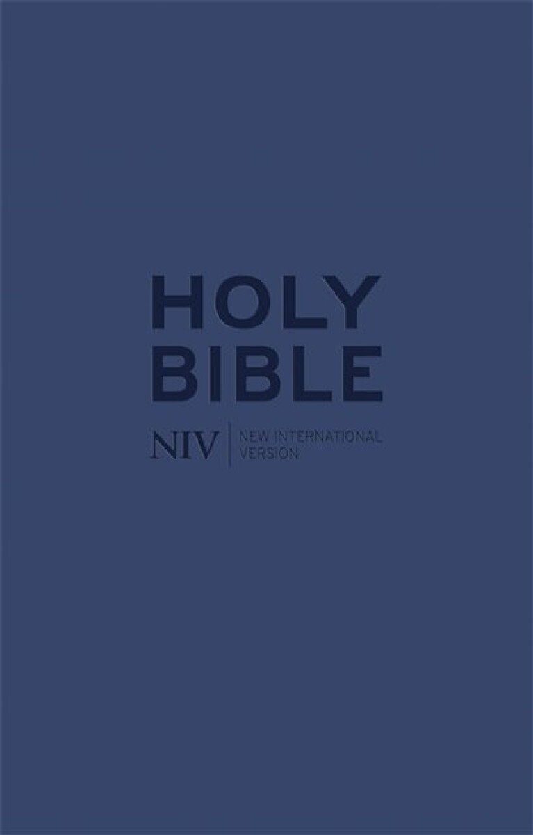 Kniha NIV Tiny Navy Soft-tone Bible with Zip