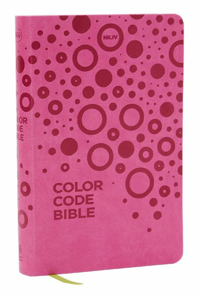 Kniha NKJV, Color Code Bible for Kids, Pink Leathersoft, Comfort Print