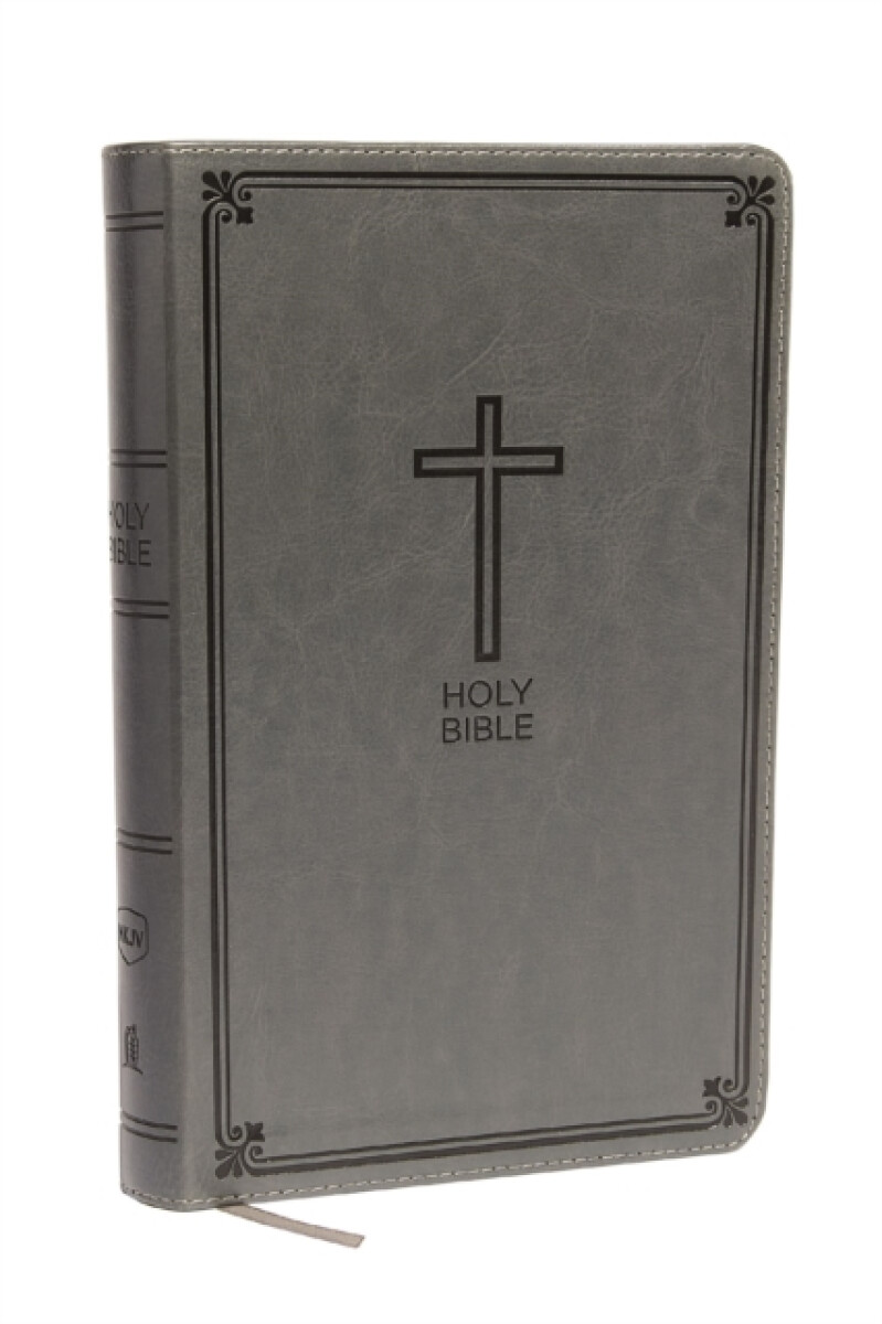 Kniha NKJV, Deluxe Gift Bible, Leathersoft, Gray, Red Letter, Comfort Print