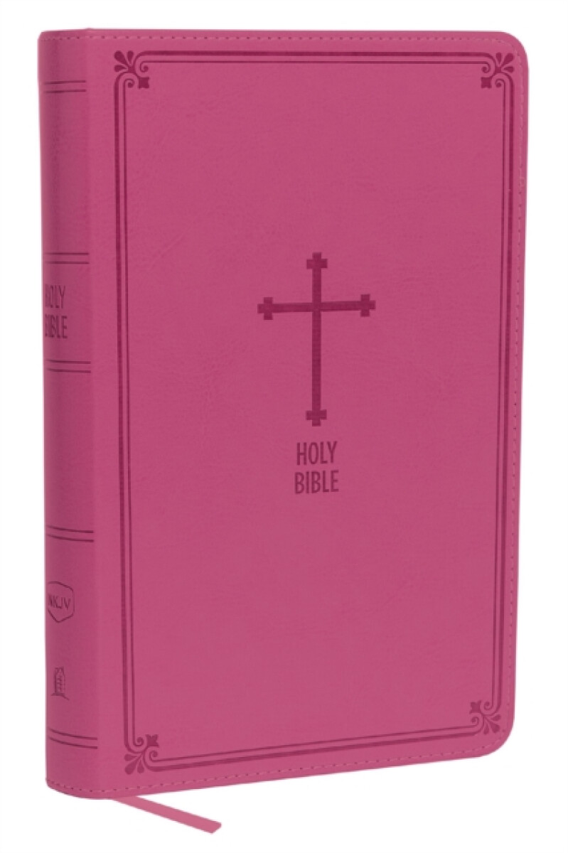 Kniha NKJV, Deluxe Gift Bible, Leathersoft, Pink, Red Letter, Comfort Print
