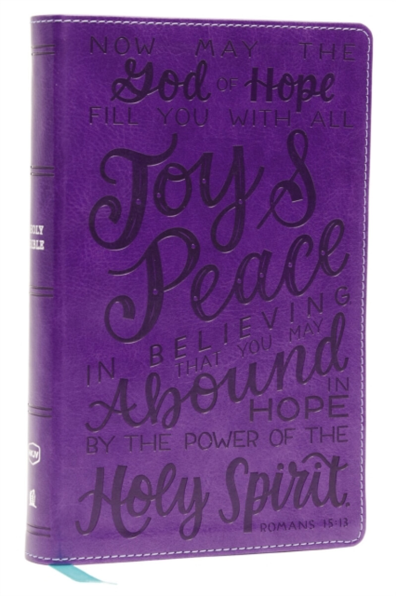 Kniha NKJV, Holy Bible for Kids, Verse Art Cover Collection, Leathersoft, Purple, Comfort Print