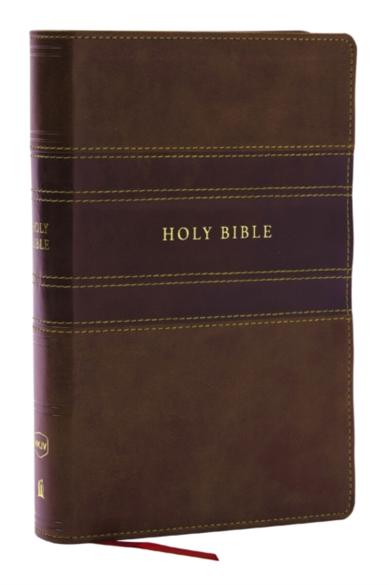 Kniha NKJV Personal Size Large Print Bible with 43,000 Cross References, Brown Leathersoft, Red Letter, Comfort Print