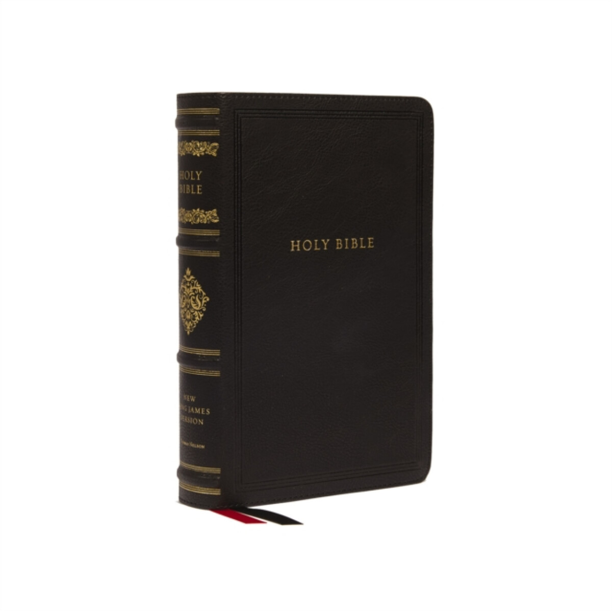 Kniha NKJV, Personal Size Reference Bible, Sovereign Collection, Leathersoft, Black, Red Letter, Comfort Print