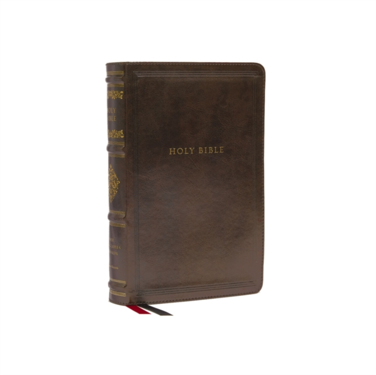 Kniha NKJV, Personal Size Reference Bible, Sovereign Collection, Leathersoft, Brown, Red Letter, Comfort Print
