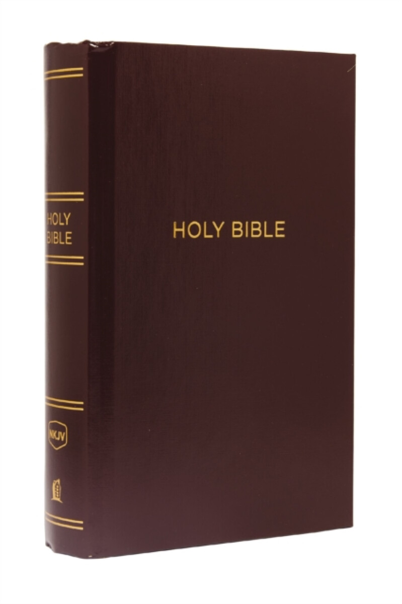 Kniha NKJV, Pew Bible, Large Print, Hardcover, Burgundy, Red Letter, Comfort Print