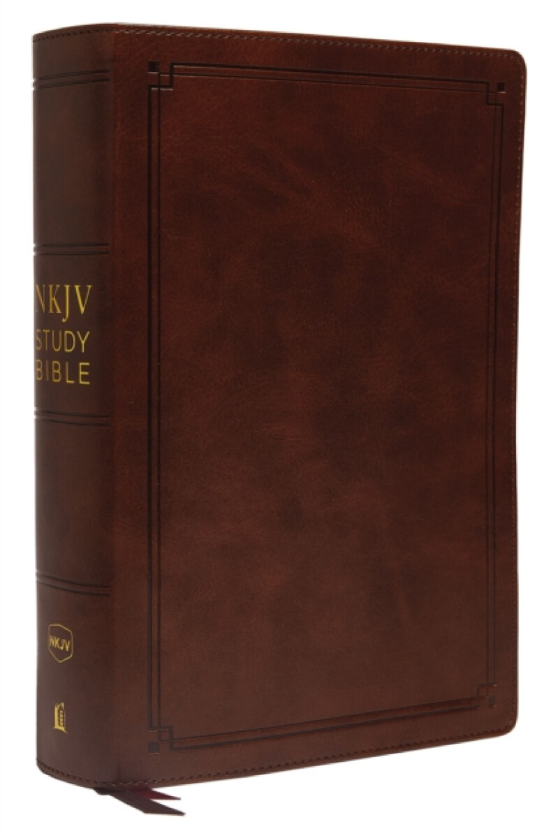 Kniha NKJV Study Bible, Leathersoft, Brown, Comfort Print