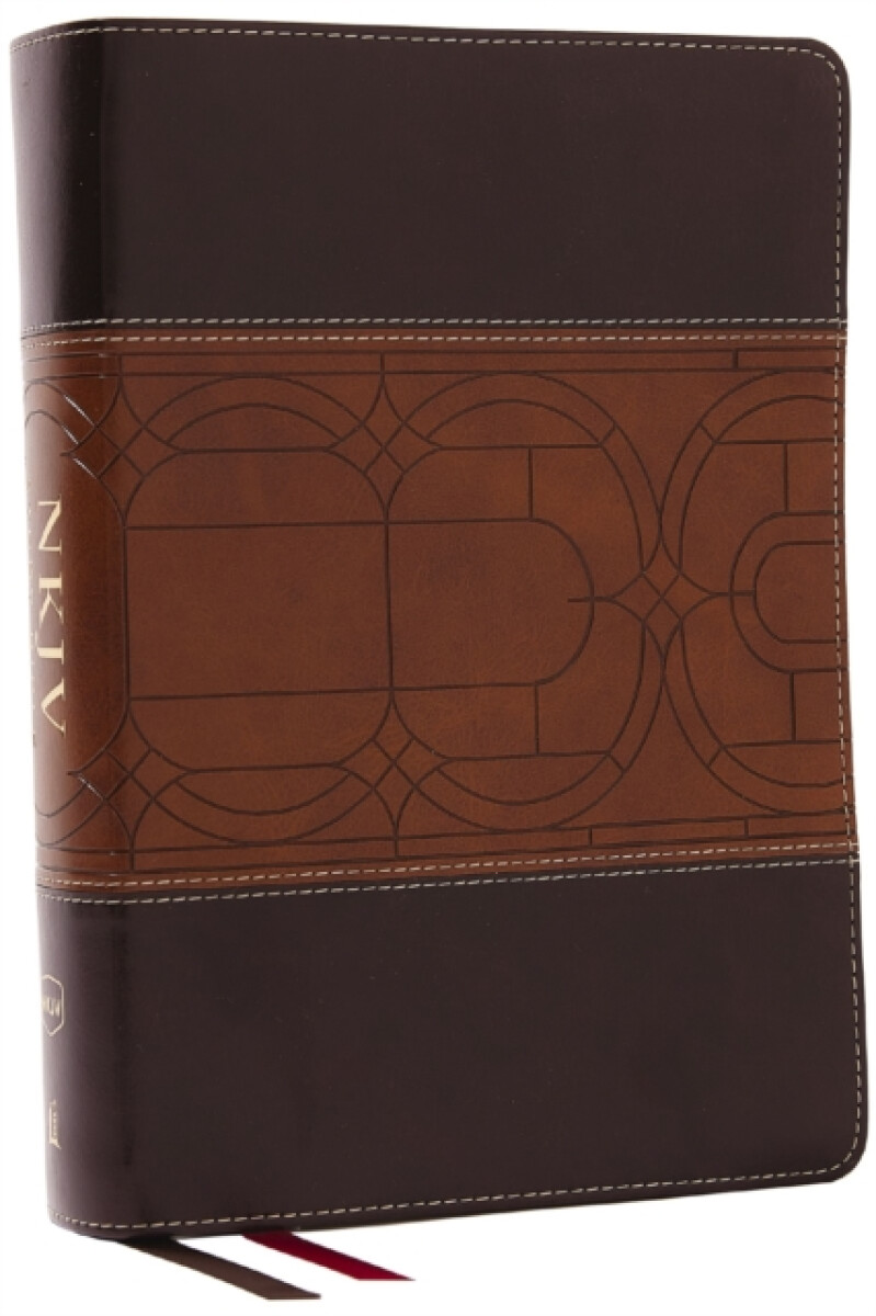 Kniha NKJV Study Bible, Leathersoft, Brown, Full-Color, Comfort Print