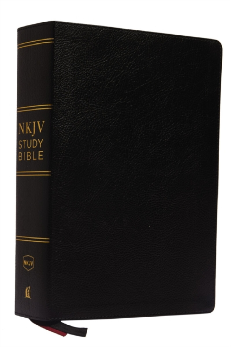 Kniha NKJV Study Bible, Premium Bonded Leather, Black, Comfort Print