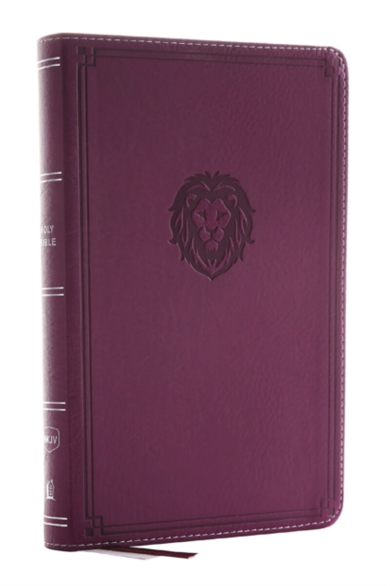 Kniha NKJV, Thinline Bible Youth Edition, Leathersoft, Purple, Red Letter, Comfort Print