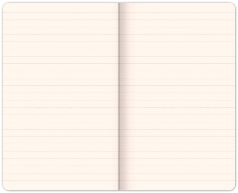 Notes Zelený, linkovaný