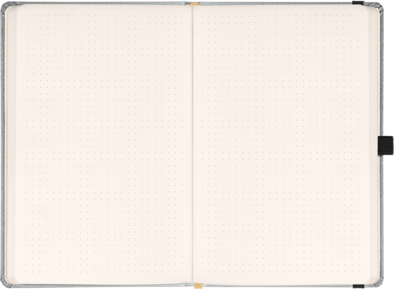 Notes Balacron, stříbrný, tečkovaný