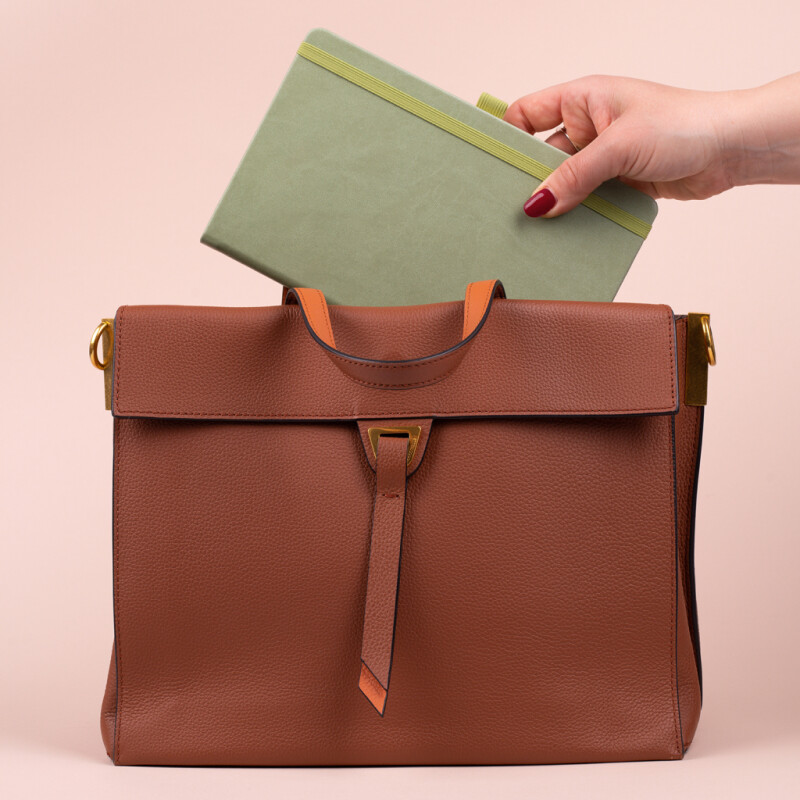 Notes Zelený, linkovaný