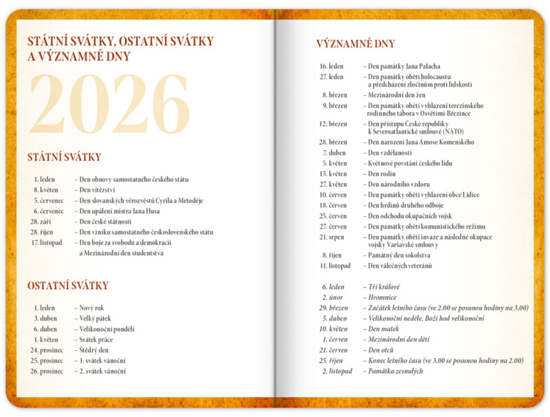 Studentský diář Harry Potter Bradavice (září 2025 prosinec 2026