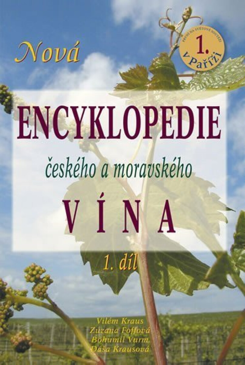 Kniha Nová encyklopedie českého a moravského vína 1