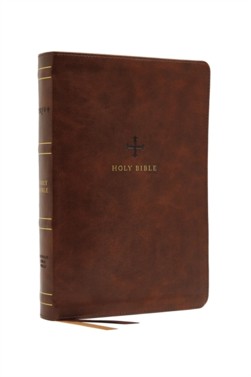 Kniha NRSV, Catholic Bible, Thinline Edition, Leathersoft, Brown, Comfort Print