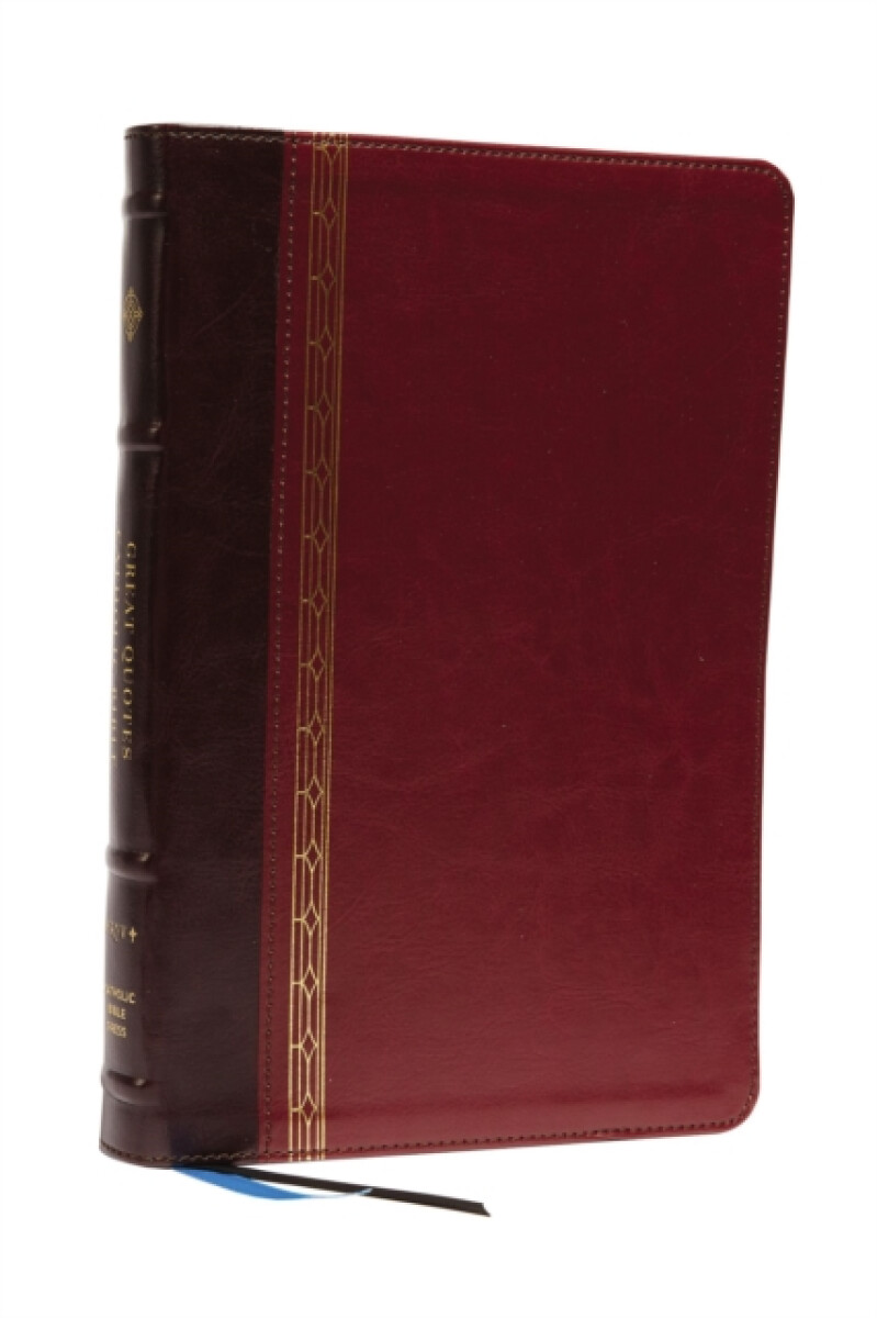 Kniha NRSVCE, Great Quotes Catholic Bible, Leathersoft, Burgundy, Comfort Print