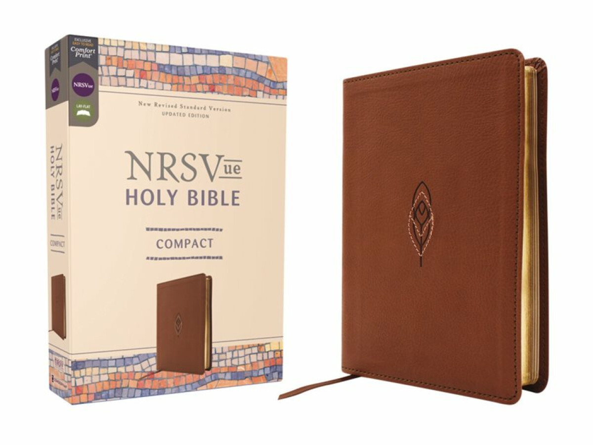 Kniha NRSVue, Holy Bible, Compact, Leathersoft, Brown, Comfort Print