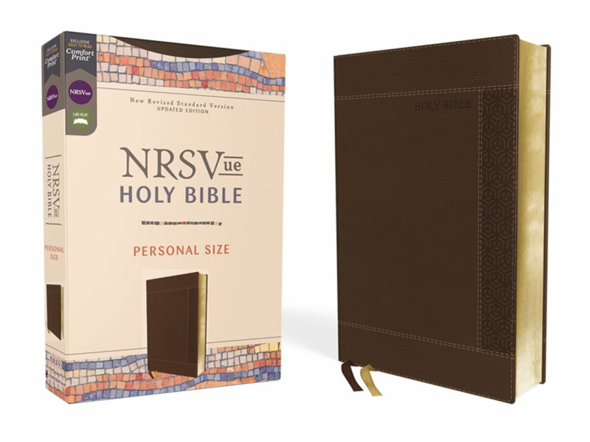 Kniha NRSVue, Holy Bible, Personal Size, Leathersoft, Brown, Comfort Print