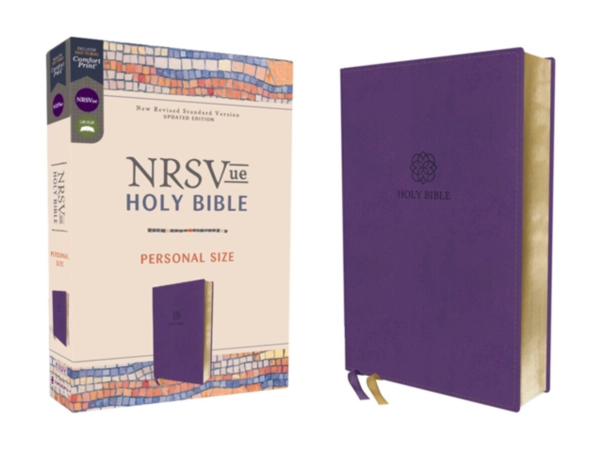 Kniha NRSVue, Holy Bible, Personal Size, Leathersoft, Purple, Comfort Print