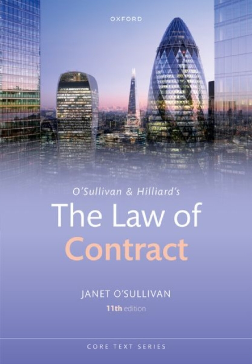 Kniha O'Sullivan a Hilliard's The Law of Contract