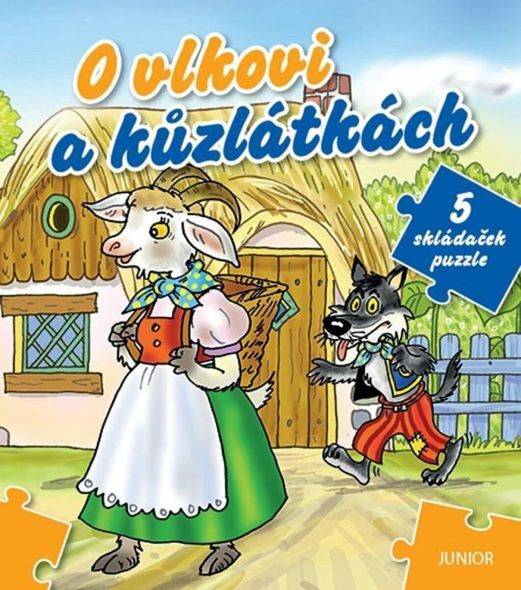 O vlkovi a kůzlátkách - 5 skládaček puzzle