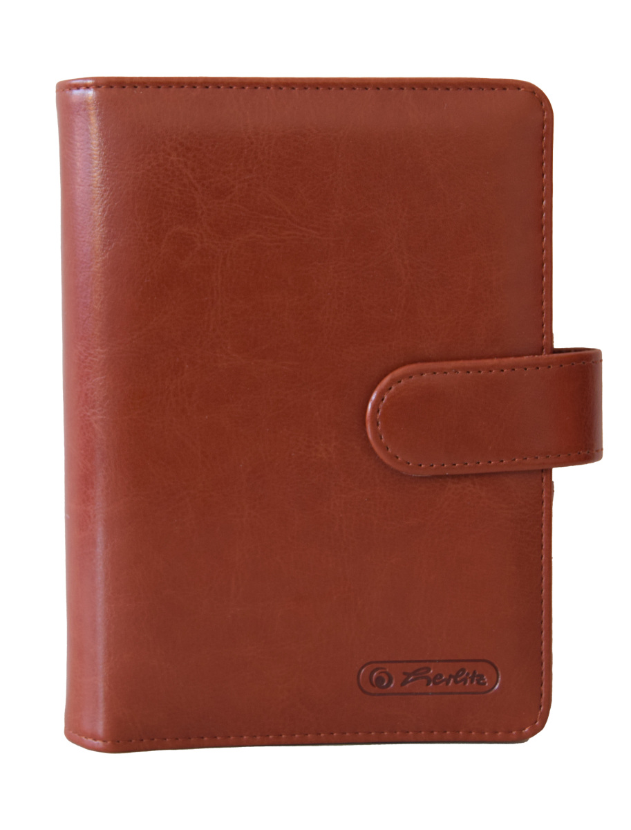 Obal na kroužkový diář a poznámkový blok A6, hnědý