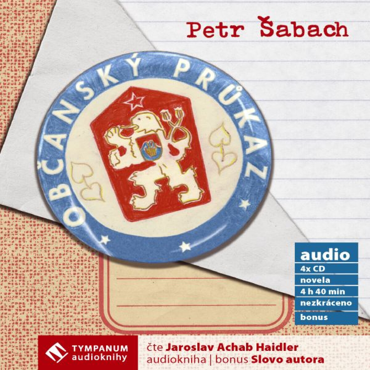 Levně Občanský průkaz - Petr Šabach - audiokniha