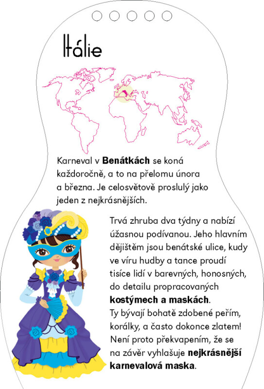 Oblékáme panenky na Karneval - Charlotte Segond-Rabilloud, Julie Camel (obrázek 7)
