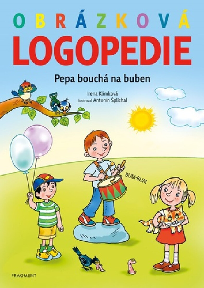 Kniha Obrázková logopedie: Pepa bouchá na buben