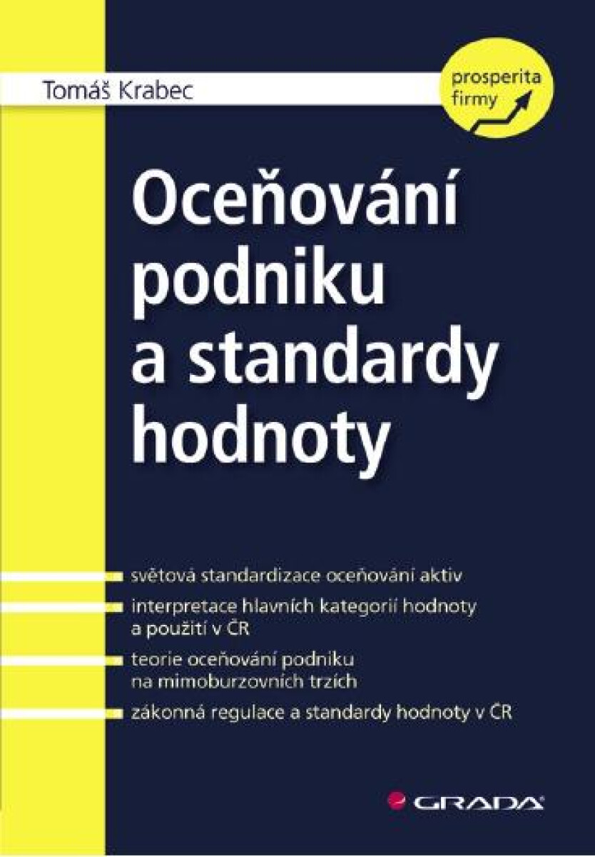 Oceňování podniku a standardy hodnoty - Tomáš Krabec