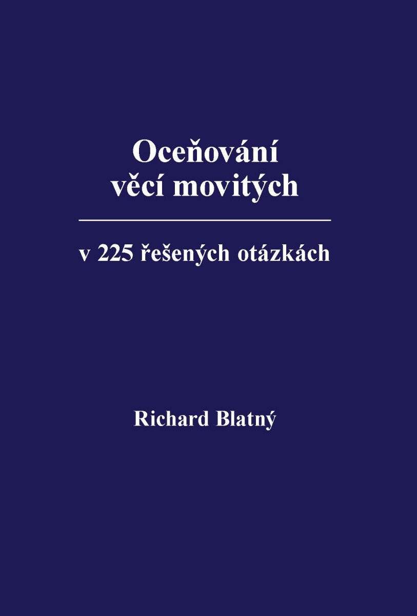Kniha Oceňování věcí movitých ve stovce řešených otázek