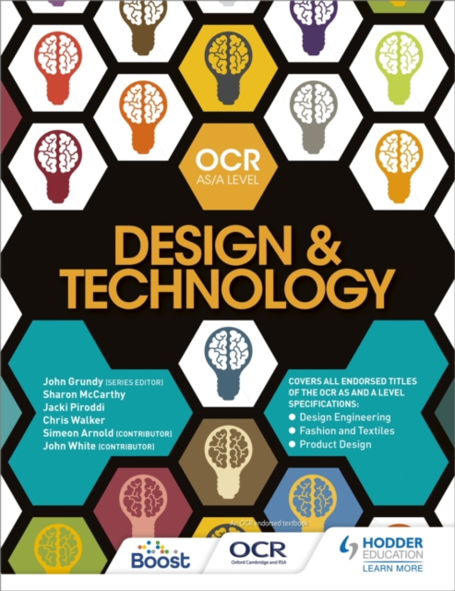 Kniha OCR Design and Technology for AS/A Level
