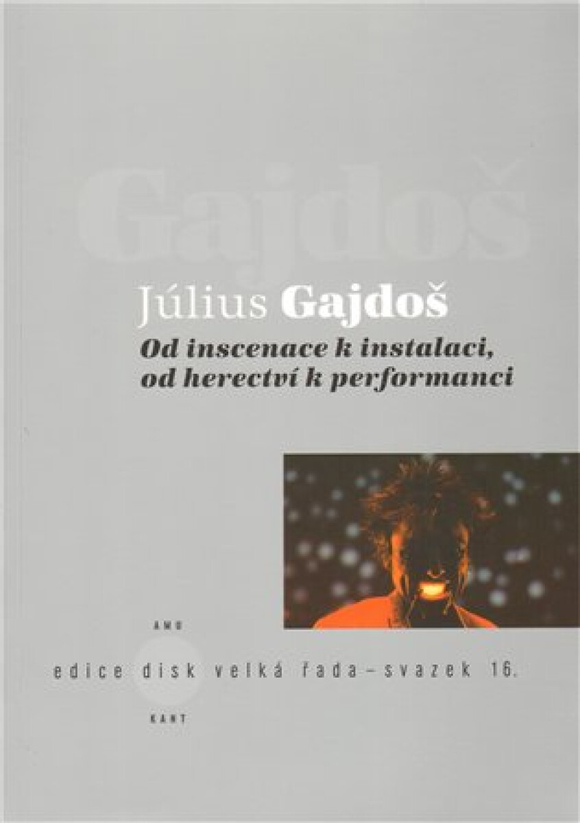 Kniha Od inscenace k instalaci, od herectví k performanci